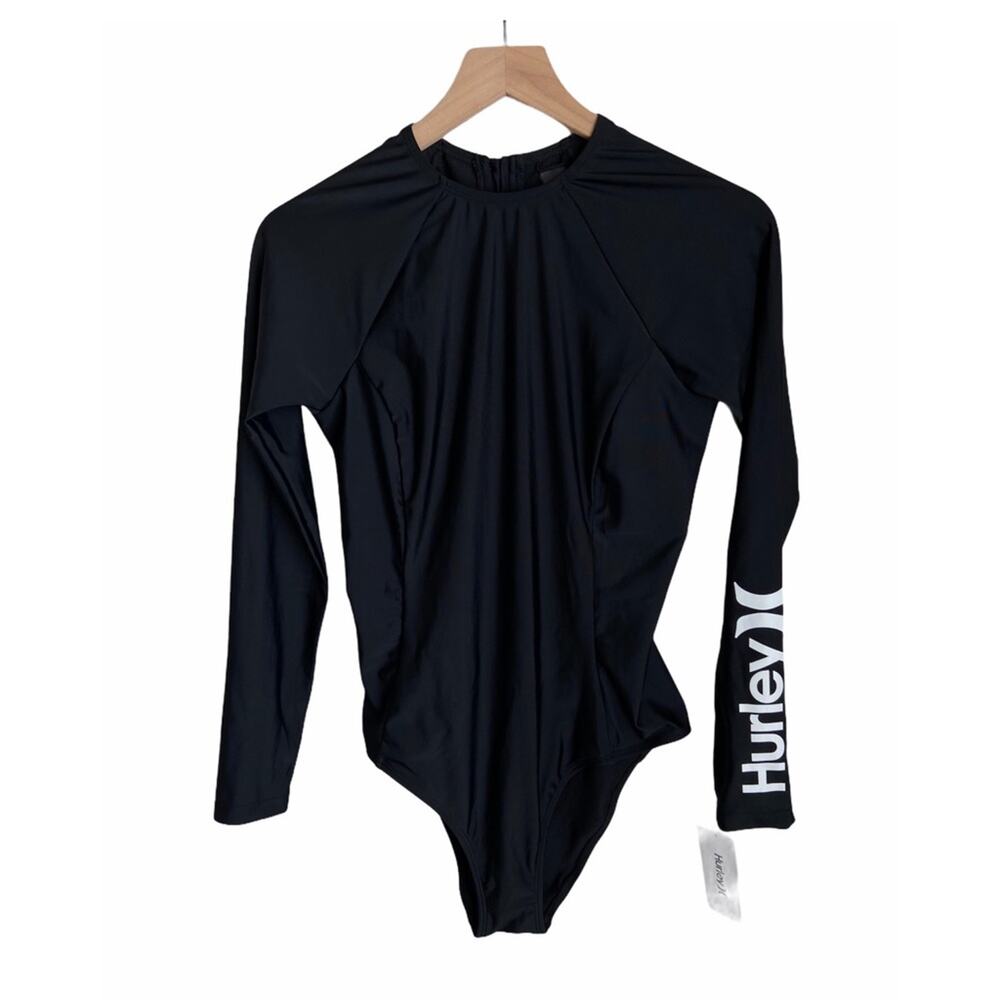 NEW Hurley quick dry long sleeve rash guard surf suit medium - Picture 5 of 13